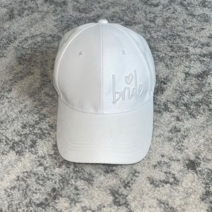 Miss to Mrs “Bride” White Cap